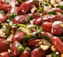Dietní salát s fazolemi: receptů s fotografií jednoduché a chutné