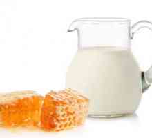 Mléko a med k léčbě bolesti v krku
