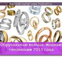 Snubní prsteny: módní trendy 2013