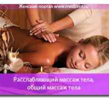 Relaxační masáž, masáž celého těla
