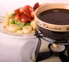 Čokoládový dezert - fondue