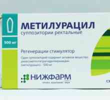 Svíčky methyluracyl pro léčení gynekologických poruch a hemoroidy