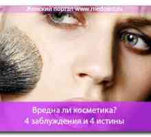 Zda kosmetika škodlivé? 4 4 mylné a pravd