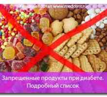 Zakázané potraviny v cukrovce. podrobný seznam