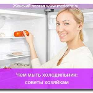 Mytí lednice: Tipy domácnosti