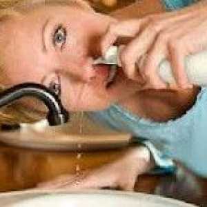 Jak umýt si nos do dutiny