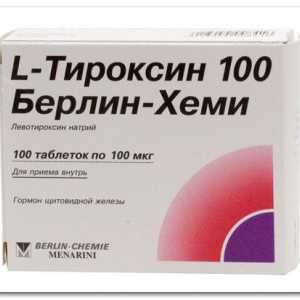 L (el) -tiroksin 25,50,75 a 100 g: instrukce, indikace, předávkování