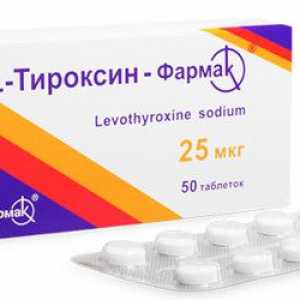 L-tyroxin - aplikační instrukce