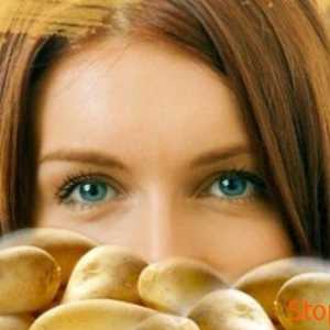 Lidové léky: zbavit akné brambor